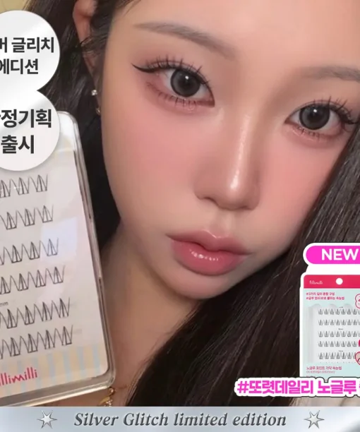 【NEW增量版/送睫毛攝子】韓國FilliMilli No Glue Point Piece Lashes 免膠分段式假眼睫毛36片裝 - 5種款式選擇