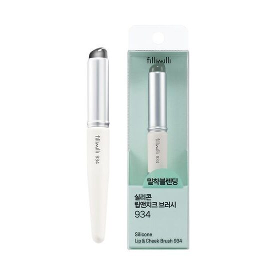 韓國 Fillimilli Silicon Lip And Cheek Brush 矽膠唇脥兩用掃連蓋 #934