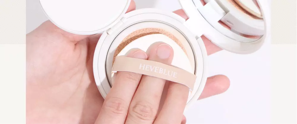 5位化妝師研發Idol級氣墊~韓國 HEVEBLUE Makeup Pro Ectoin Tree Semi Matte Fit Cushion SPF50+ PA+++ 專業idol級輕薄貼合底妝半霧面氣墊粉底 - 4色選擇