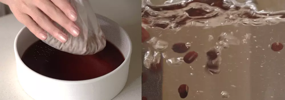 敷後變透明 第二朝毛孔緊緻有光澤~ 韓國 HEVEBLUE Pot Pore Peptamin Hydro Collagen Mask Pack 天然紅豆深層收毛孔膠原蛋白果凍面膜 4片裝 - 2種選擇