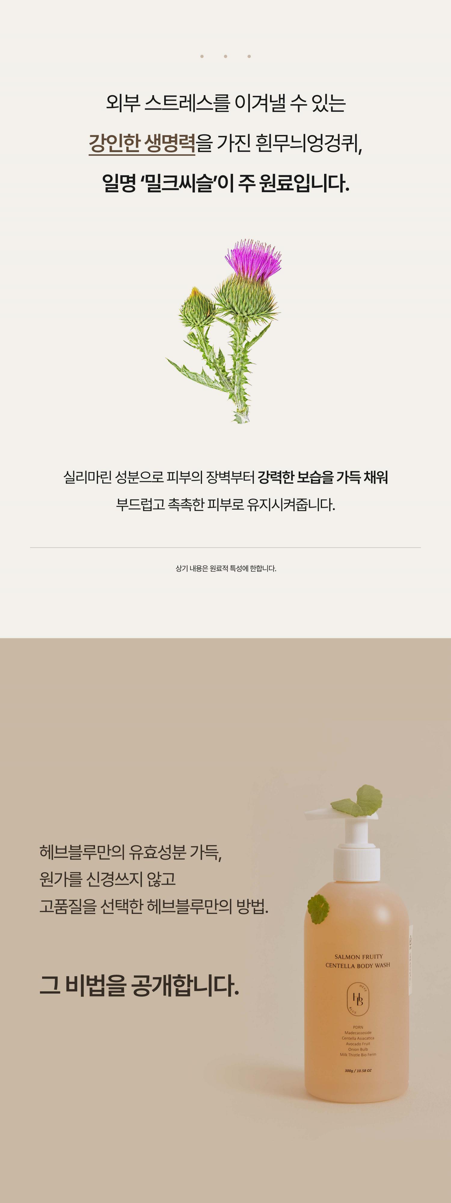 韓國 HEVEBLUE Salmon Fruity Centella Body Wash 三文魚子PDRN X 鮮果萃取 X 積雪草水潤修護身體沐浴露 - 300ml