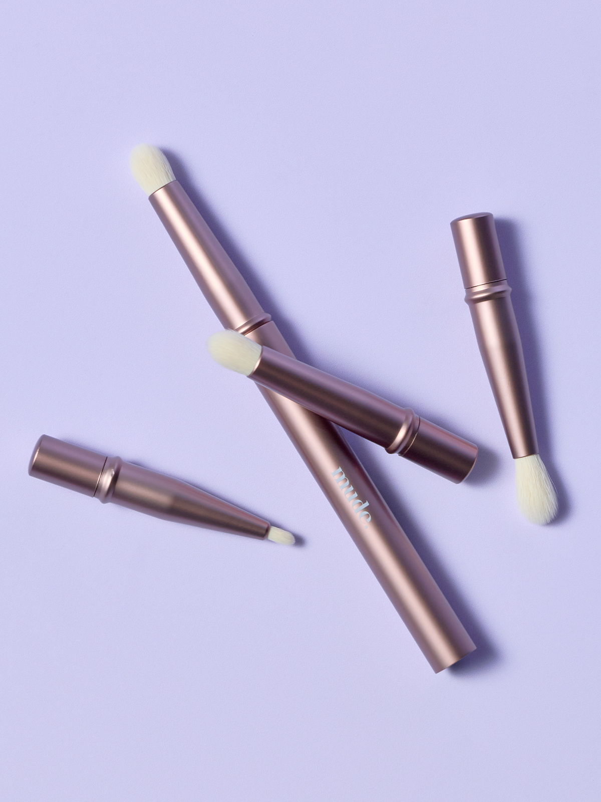 韓國 Mude Travel Mini Brush Set 超迷你旅行掃具4件套裝連收納盒