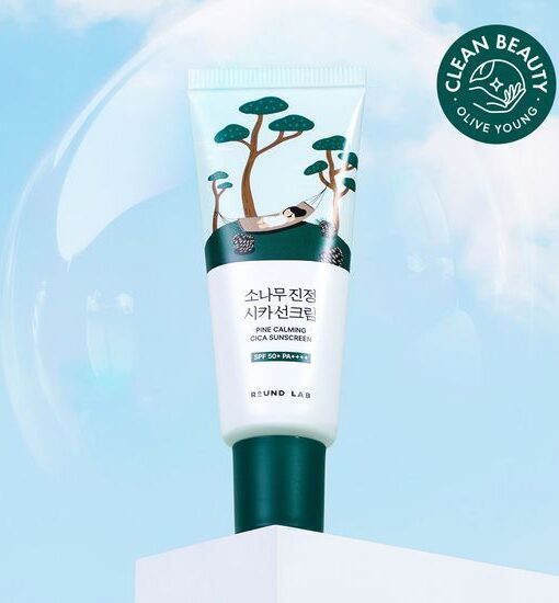 韓國 Round Lab Pine Calming CICA Sunscreen SPF50+ PA++++ 松樹積雪草控油特效舒緩清爽防曬 - 40ml