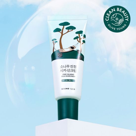 韓國 Round Lab Pine Calming CICA Sunscreen SPF50+ PA++++ 松樹積雪草控油特效舒緩清爽防曬 - 40ml
