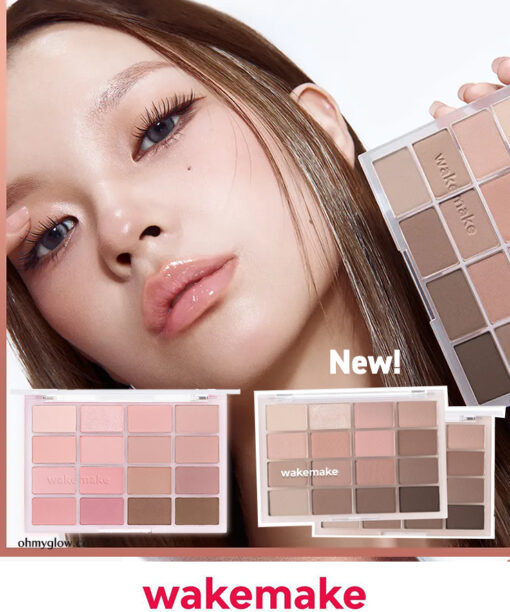 [最新#30 Classy Nude系列色入！] 🏆2年銷量No.1! 韓國WakeMake Soft Blurring Eye Palette 16色眼影盤 (#01-30) - 多款色調選擇