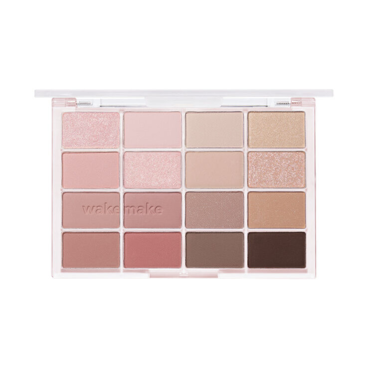 [最新#Rose Bang系列色入！] 🏆2年銷量No.1! 韓國 WakeMake Soft Blurring Eye Palette 16色眼影盤 (#01-26) - 26款色調選擇