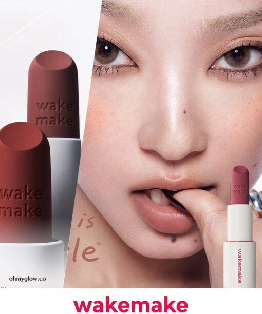 🌹Rose Bang系列～韓國 Wakemake Soft Blurring Balm Stick 軟霧唇膏棒(#01-20) - 20色選擇