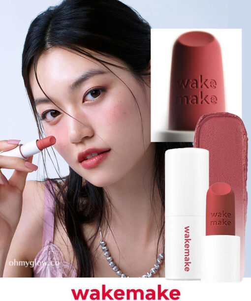 🌹Rose Bang系列～韓國 Wakemake Soft Blurring Balm Stick 軟霧唇膏棒(#01-12) - 12色選擇