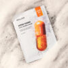 用後Keep到100小時水潤光澤～韓國 Wellage Hyper Toning Vita C Bubble Mask 100%純穀胱甘肽X維C超提亮美白氣泡面膜 一盒5片裝 - 2種選擇