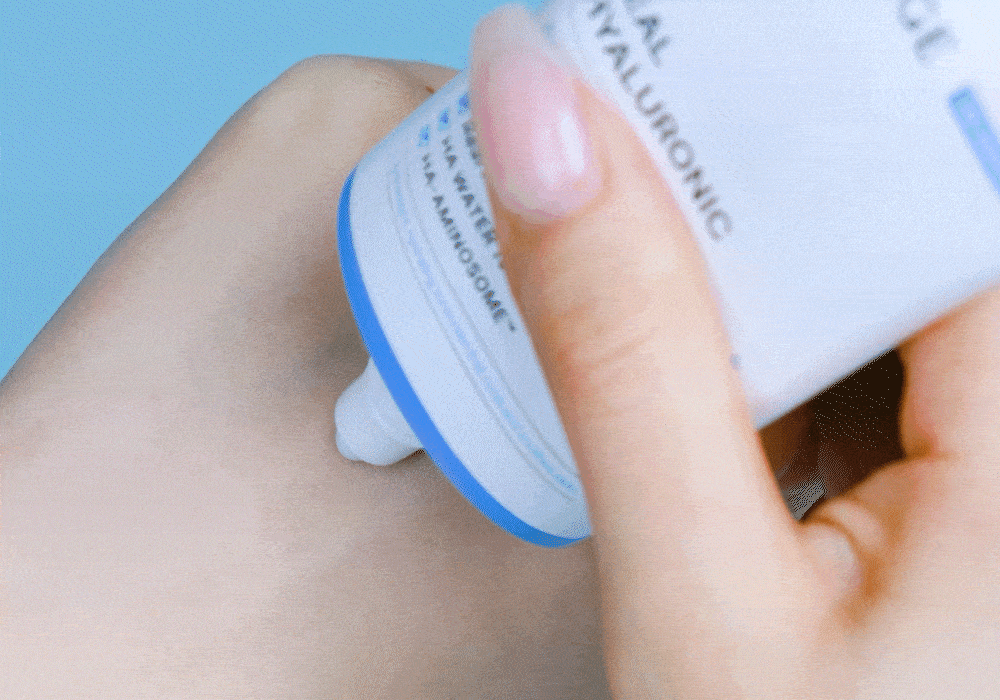 韓國 GlowPick🏆 Wellage Real Hyaluronic Blue Sunscreen 高效水潤透明質酸降溫保濕防曬霜SPF50+ PA++++ - 50ml