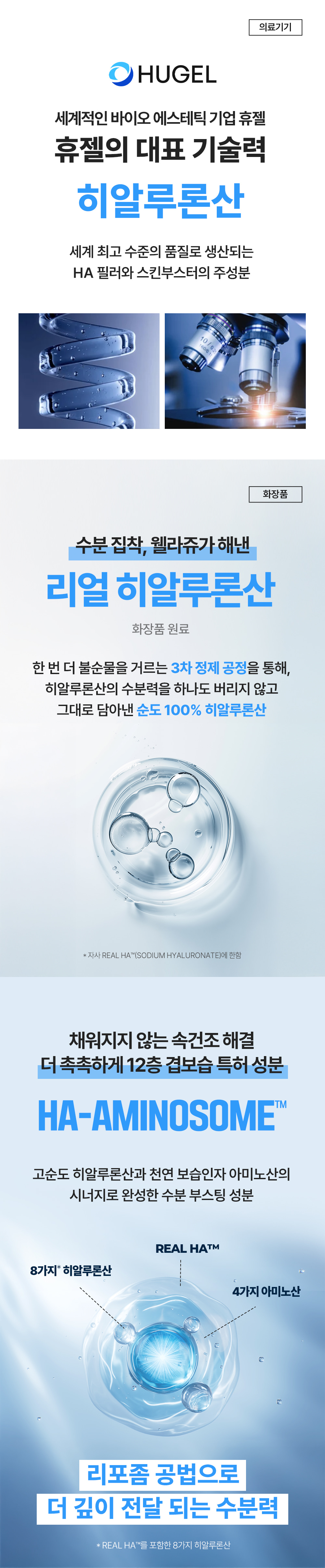 韓國 GlowPick🏆 Wellage Real Hyaluronic Blue Sunscreen 高效水潤透明質酸降溫保濕防曬霜SPF50+ PA++++ - 50ml