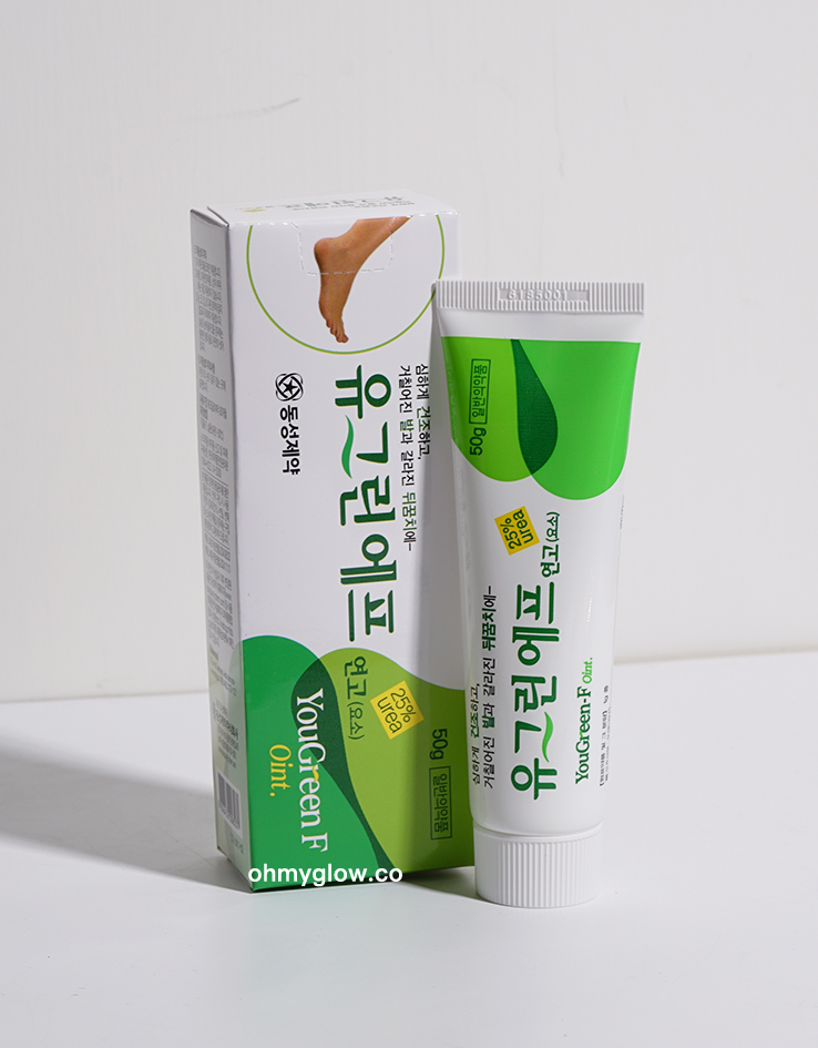 〖韓國藥房熱賣款〗25% Urea尿素 告別乾燥龜裂 ~ Dong Sung 東星製藥 YouGreen F Ointment 腳後跟護理軟膏 - 50g