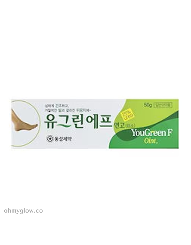 〖韓國藥房熱賣款〗25% Urea尿素 告別乾燥龜裂 ~ Dong Sung 東星製藥 YouGreen F Ointment 腳後跟護理軟膏 - 50g