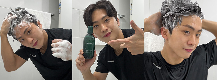 4週阻截脫髮～韓國 ViveLab 回購No.1 Revi Solution Anti Hair Loss Scalp Shampoo 專利防脫護頭皮綠色洗髮露 (500ml/300ml/60ml) - 3種選擇
