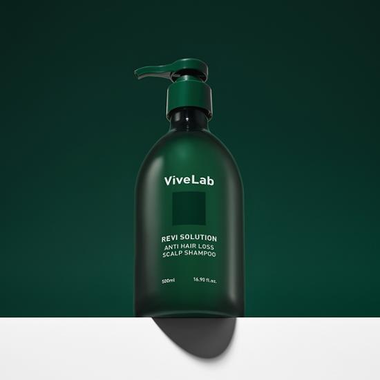 4週阻截脫髮～韓國 ViveLab 回購No.1 Revi Solution Anti Hair Loss Scalp Shampoo 專利防脫護頭皮綠色洗髮露 (500ml/300ml/60ml) - 3種選擇