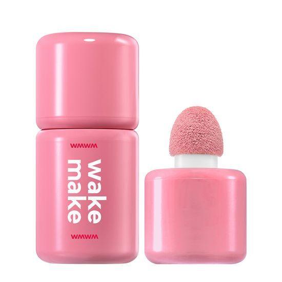 眼下校底 X 水潤霧面胭脂～ 韓國 Wakemake Shaking Blur Cheek 水潤霧化柔焦搖搖胭脂液(#01-06) - 6色選擇