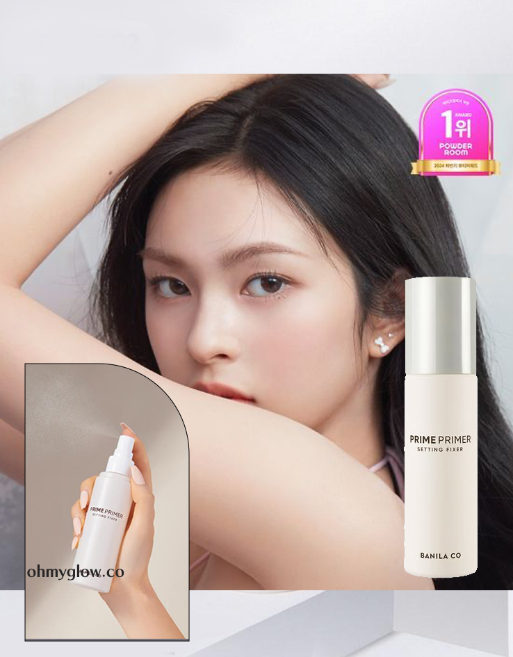 GlowPick🏆 韓國 Banila Co Prime Primer Setting Fixer 24小時持妝強效防汗定妝噴霧 - 100ml GlowPick🏆 韓國 Banila Co Prime Primer Setting Fixer 24小時持妝強效防汗定妝噴霧 - 100ml