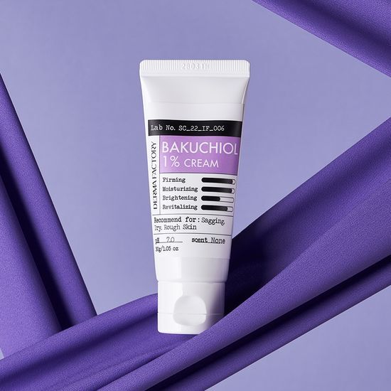 韓國 Derma Factory BAKUCHIOL 1% CREAM 高純度植萃補骨脂酚天然抗老面霜 - 30g