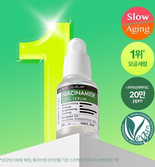 韓國 DERMA FACTORY NIACINAMIDE 20% Serum 高濃度菸鹼醯胺維B3 美白緊緻精華 - 30ml