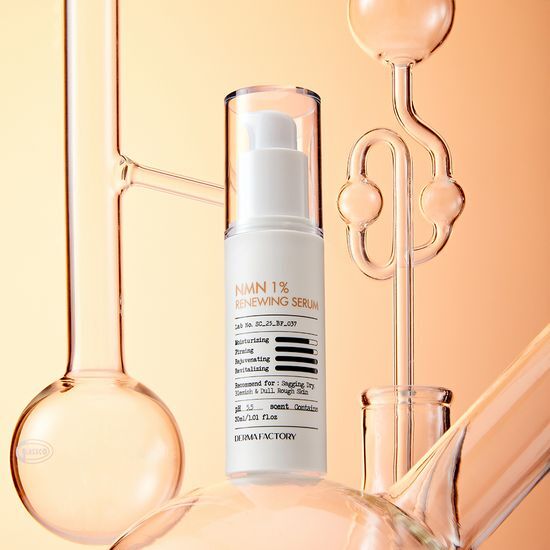 韓國 DERMA FACTORY NMN 1% RENEWING SERUM 科研成份NMN 1% X白藜蘆醇 多功能抗老再生精華 - 30ml