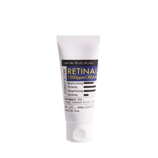 進階版3倍含量A醛霜～韓國 DERMA FACTORY RETINAL 1000ppm CREAM 高濃度視黃醛10%A醛脂質體微囊美白淡紋保濕抗老晚霜 - 30ml