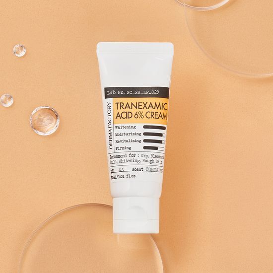 韓國 Derma Factory Tranexamic Acid 6% Cream 傳明酸X維B3 美白淡斑保濕面霜 - 30ml