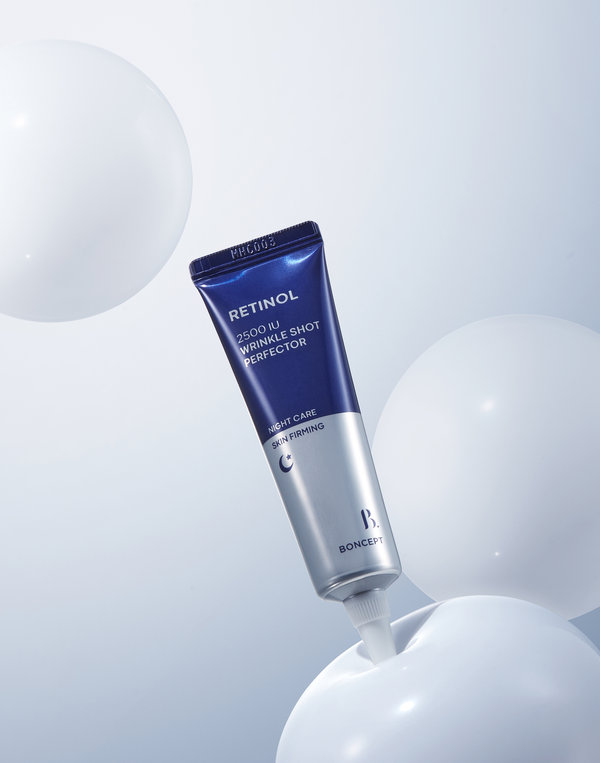 韓國 TONYMOLY 旗下 Daiso Boncept Retinol 2500 IU Wrinkle Shot Perfector 2500 IU純A醇視黃醇夜間密集修護淡紋緊緻收毛孔霜 15ml