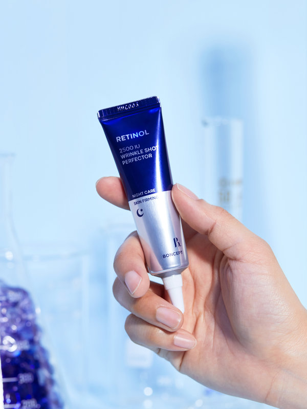 韓國 TONYMOLY 旗下 Daiso Boncept Retinol 2500 IU Wrinkle Shot Perfector 2500 IU純A醇視黃醇夜間密集修護淡紋緊緻收毛孔霜 15ml