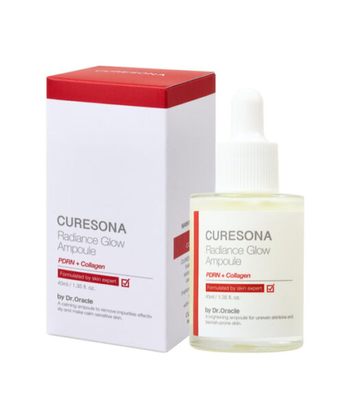 韓國 Daiso Dr. Oracle CureSona Radiance Glow Ampoule 3重回彈抗皺美肌水光安瓶精華 - 40ml