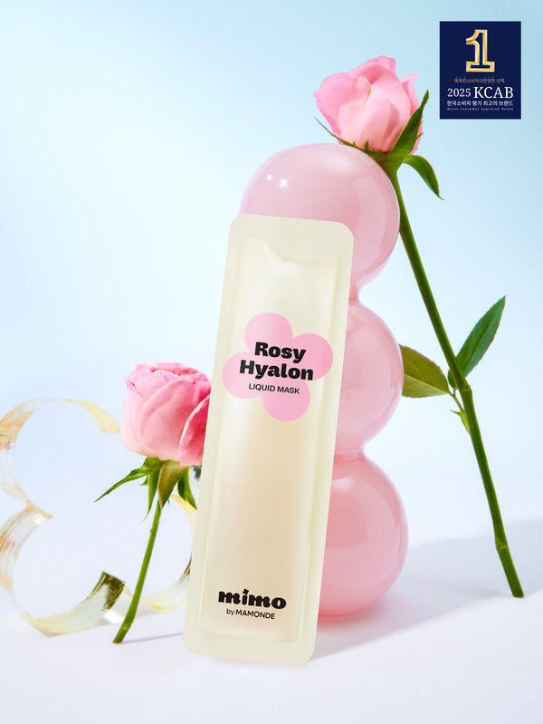 韓國 Daiso X Mimo by Mamonde Rosy Hyalon Liquid Mask 大馬士革玫瑰花萃溫和去角質調膚保濕免沖洗面膜 - 6包裝