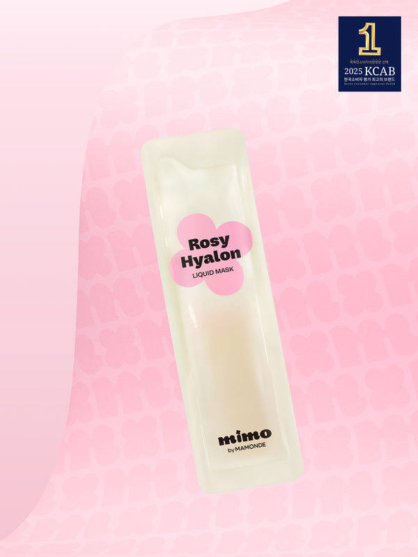 韓國 Daiso X Mimo by Mamonde Rosy Hyalon Liquid Mask 大馬士革玫瑰花萃溫和去角質調膚保濕免沖洗面膜 - 6包裝
