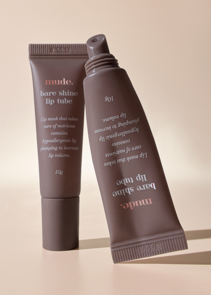 針對乾裂唇～韓國 Mude Bare Shine Lip Tube 玻璃光感✨果凍精華護唇霜