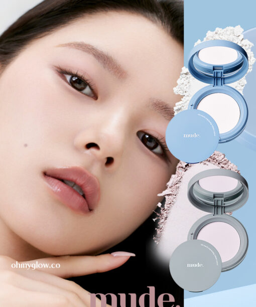 揀啱你膚質定妝餅~韓國 Mude Setting Powder Pact 定妝控油粉餅(#S01 油肌柔焦啞緻 /#S02 乾肌亮透自然) - 2色選擇