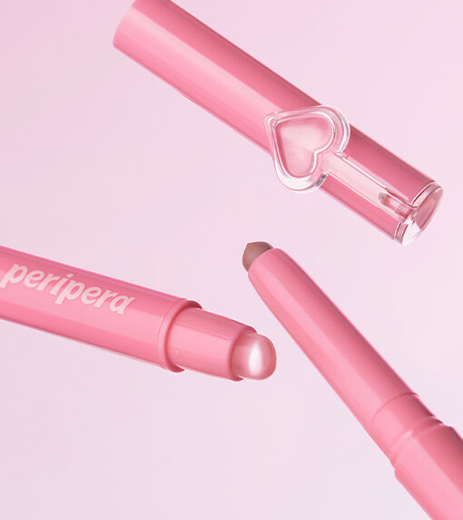 韓國 peripera Puffy Plumping Dew Lip Pencil 微涼豐盈水潤4D立體唇線筆連矽膠果凍唇掃(#01-06) - 6色選擇
