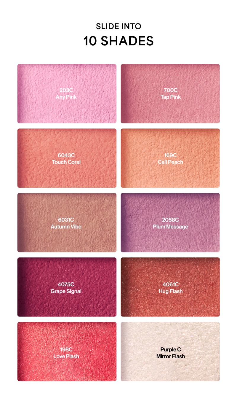 爆紅復古ipod造型~ 韓國小眾品牌 ENTROPY X SUMI Slide Up Dough Cheek  滑蓋式果凍胭脂(柔滑霧面/光澤妝感) - 10色選擇