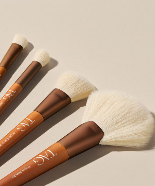 韓國 TAG Vegan Powder Brush 純素扇形定妝散粉掃