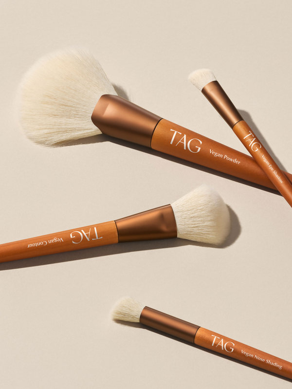 韓國 TAG Vegan Powder Brush 純素扇形定妝散粉掃