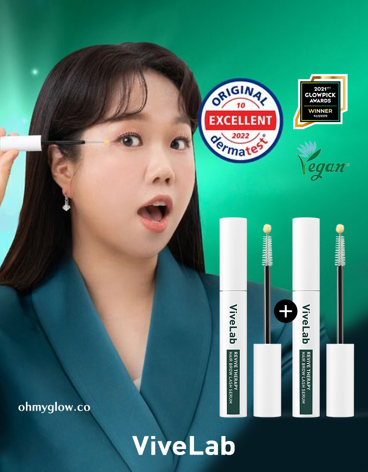 【1+1優惠組合】韓國 ViveLab Revive Therapy Hair Brow Lash Serum 1+1 Set 皇牌再生強韌育睫高濃縮眉睫精華液套組 【1+1優惠組合】韓國 ViveLab Revive Therapy Hair Brow Lash Serum 1+1 Set 皇牌再生強韌育睫高濃縮眉睫精華液套組