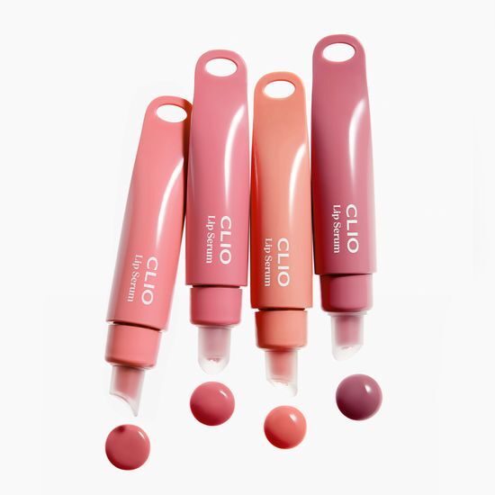 韓國 CLIO X 俞真 Glaze Lip Serum 果汁感水潤豐盈光澤唇精華連2-WAY鑰匙圈配件 - 4色選擇