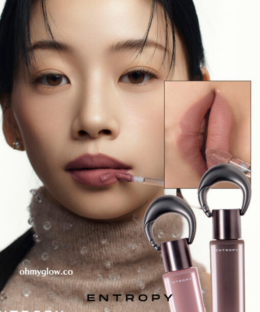 新色入！【👜💄掛飾唇釉】 韓國小眾品牌 ENTROPY Charm Tint #Base Blurry Line 時尚金屬扣環☁️持色遮瑕柔霧唇釉 (#G1-G10) - 10色選擇