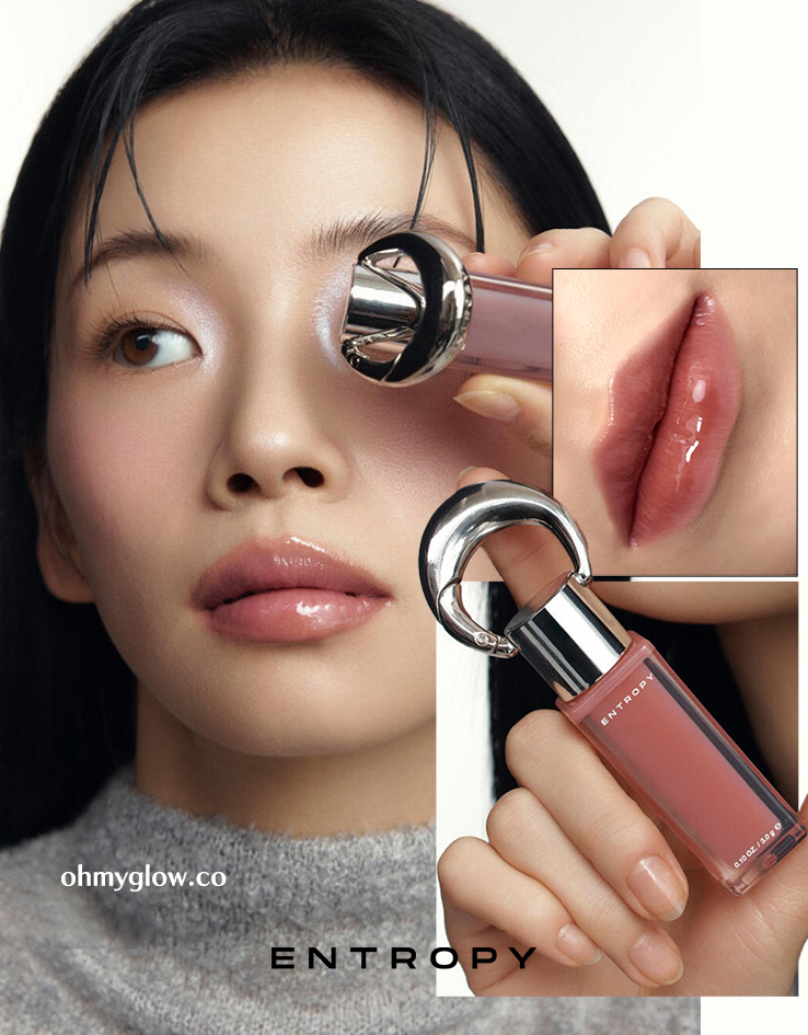 新色入【👜💄掛飾唇釉】 韓國小眾品牌 ENTROPY Charm Tint #Glossy Gel Line 時尚金屬扣環✨持久水光唇釉 (#C1-C10) - 10色選擇