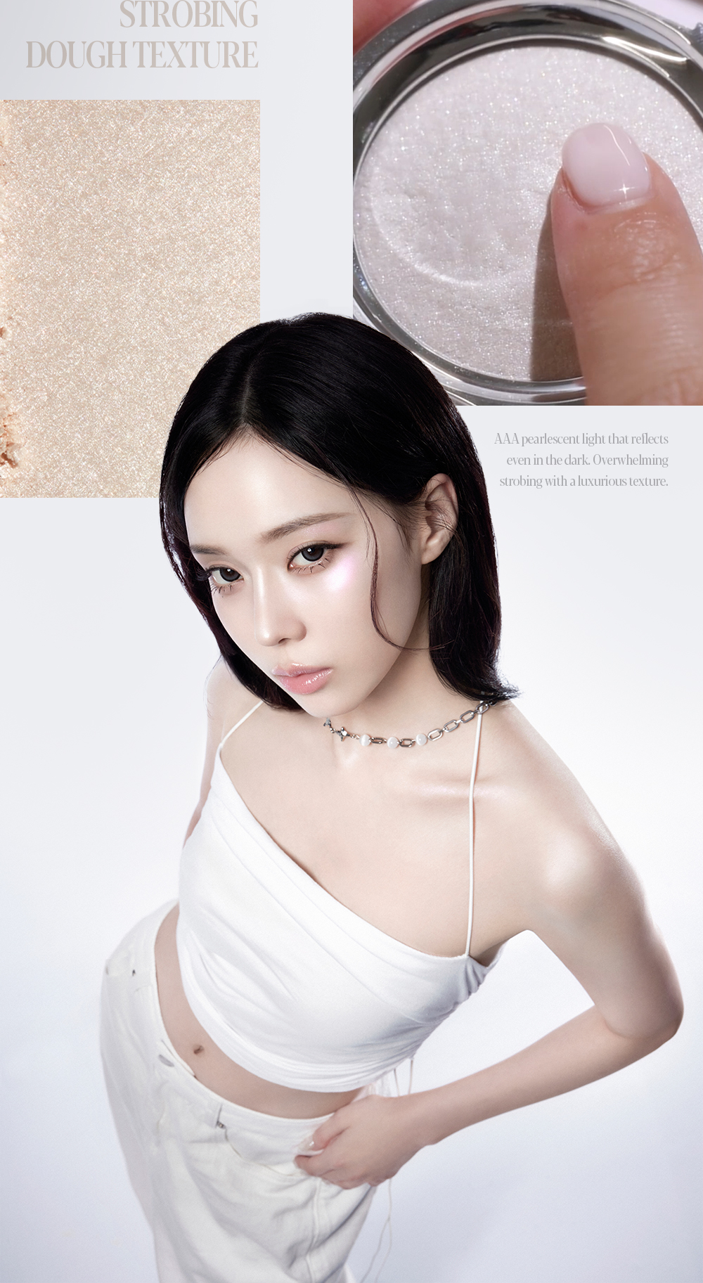 【Galaxy Beam限量色入】韓國 espoir X Winter Strobing Highlighter 義大利製AAA級珍珠閃耀高光澤提亮 (#01-08) - 多種偏光選擇