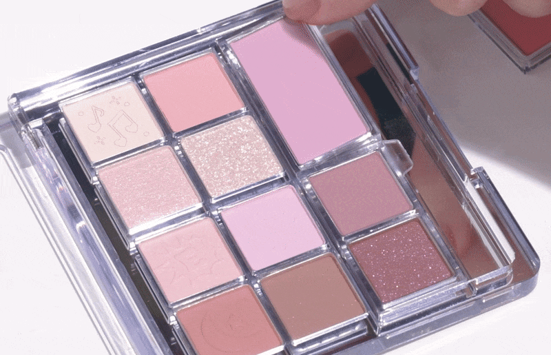 眼影X胭脂 2in 1 ~ 韓國 etude #☕Cafe In the Deep 系列 My Best Tone Eye Palette Mocha調☕拿鐵盤12色綜合妝容眼影盤內附眼影掃 #Caffeine Addict
