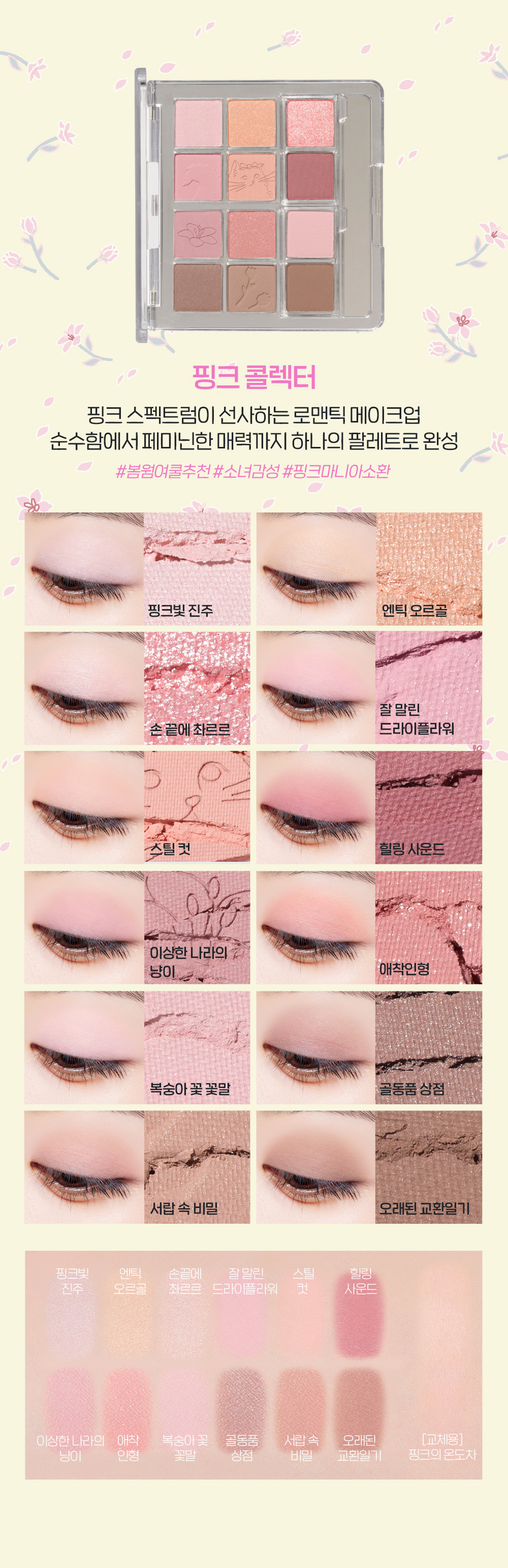 眼影X胭脂 2in 1 ~ 韓國 etude #☕Cafe In the Deep 系列 My Best Tone Eye Palette Mocha調☕拿鐵盤12色綜合妝容眼影盤內附眼影掃 #Caffeine Addict