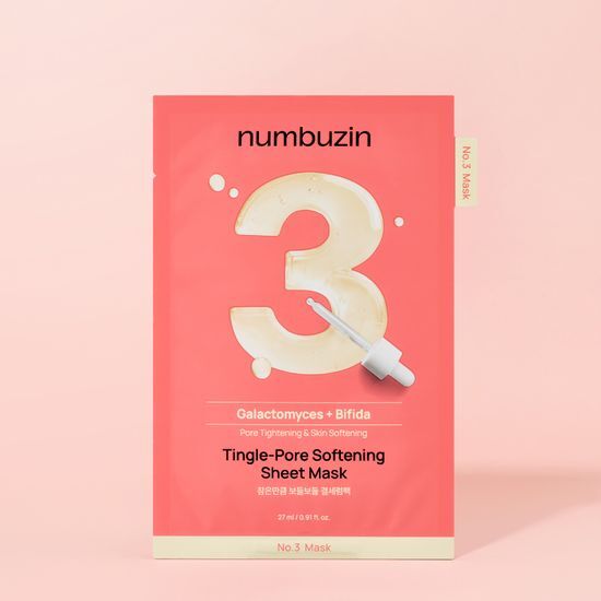 2件額外95折~GlowPick No.1🏆韓國 numbuzin No.3 Tingle-Pore Softening Sheet Mask 3號酵母收毛孔嫩膚面膜 - 2種選擇 2件額外95折~GlowPick No.1🏆韓國 numbuzin No.3 Tingle-Pore Softening Sheet Mask 3號酵母收毛孔嫩膚面膜 - 2種選擇
