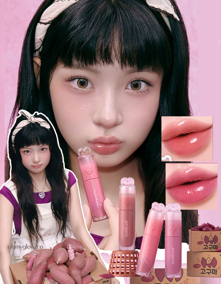 FW25甜薯系列～韓國 peripera Ink Mood Glowy Tint 冰糖果凍唇釉 #40-42 - 3色選擇