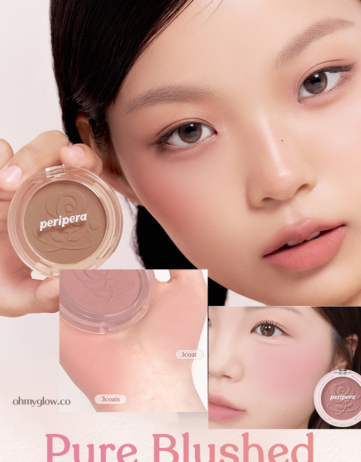 果凍質地＼太妍私下愛用胭脂／韓國 peripera Pure Blushed Sunshine Cheek FW25單色霧面胭脂霜 (#28-31) - 4色選擇