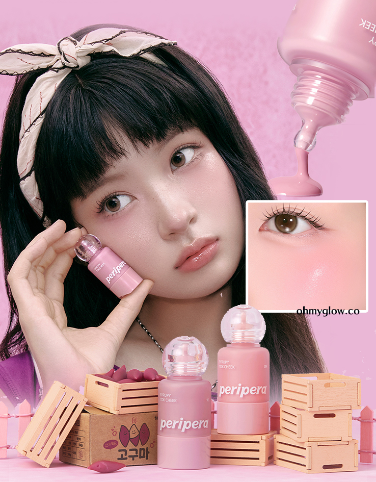 【新色! 🍠甜薯系列】GlowPick🏆韓國peripera X WooJung Syrupy Tok Cheek 自然果汁血色感水透胭脂液(#01-10) - 10色選擇 【新色! 🍠甜薯系列】GlowPick🏆韓國peripera X WooJung Syrupy Tok Cheek 自然果汁血色感水透胭脂液(#01-10) - 10色選擇