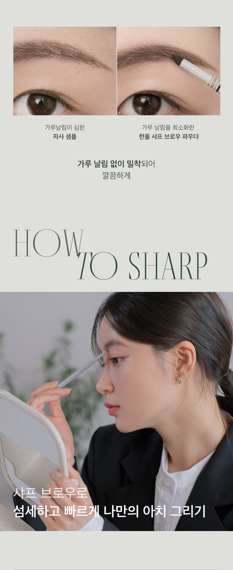 韓國 rom&nd回購王 🏆 Romand Han All Brow (Flat / Sharp)雙頭眉筆(斜角平頭/精細頭) - 多色選擇