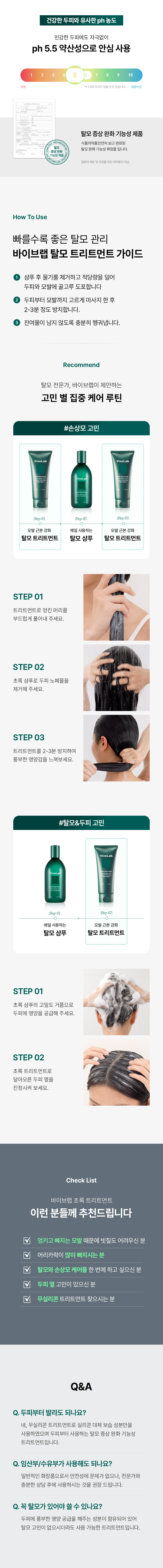 韓國 ViveLab Revi Solution Anti Hair Loss Scalp Protein Treatment 防脫強髮絲護頭皮蛋白護髮素 - 200ml
